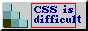 CSS is difficult; text is misaligned outside of a red border